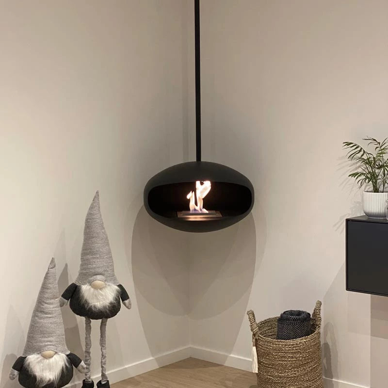 Cocoon Fires Aeris - Matte Black with Black Pole