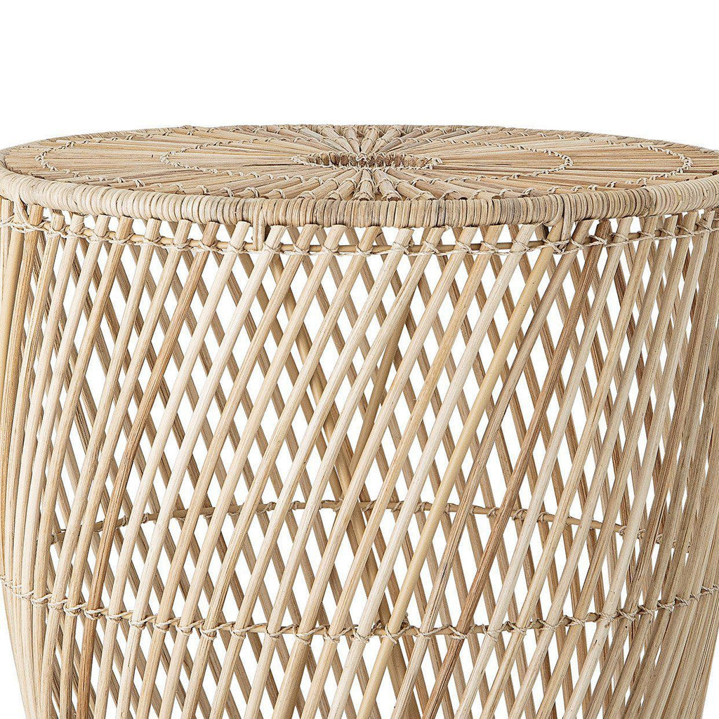 Bloomingville Abeline Rattan Side Table-Beaumonde