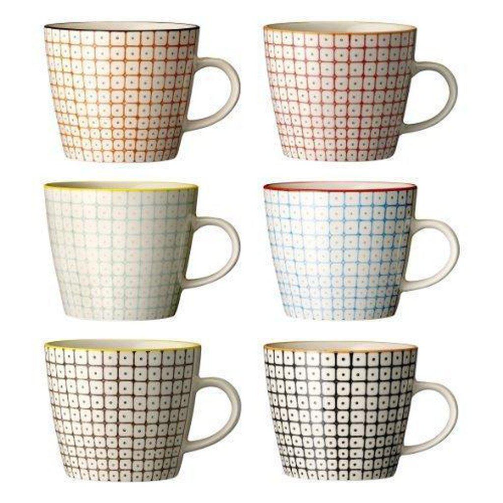 Carla Mugs Set of 6-Beaumonde
