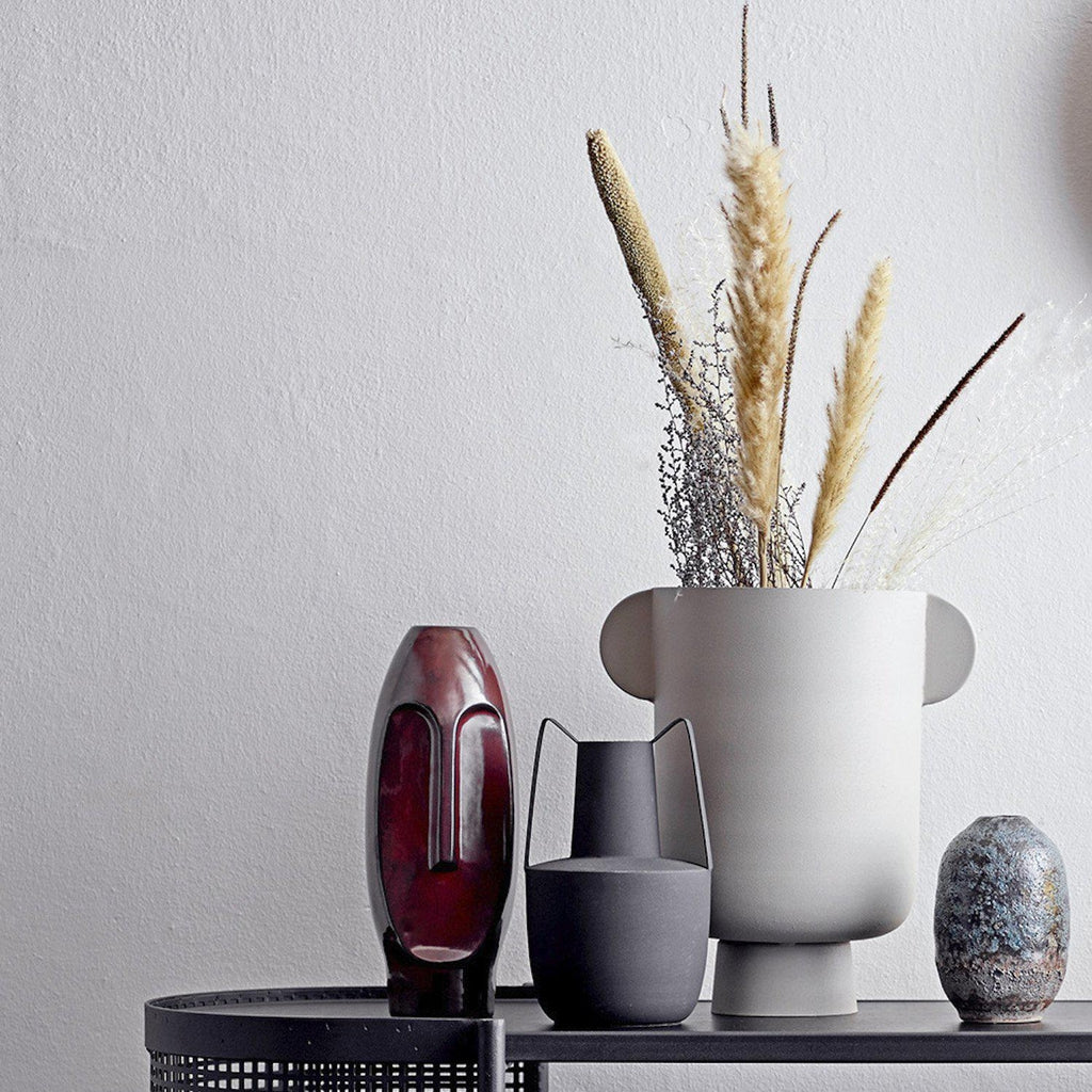 Bloomingville Daviid Stoneware Decor Vase-Beaumonde