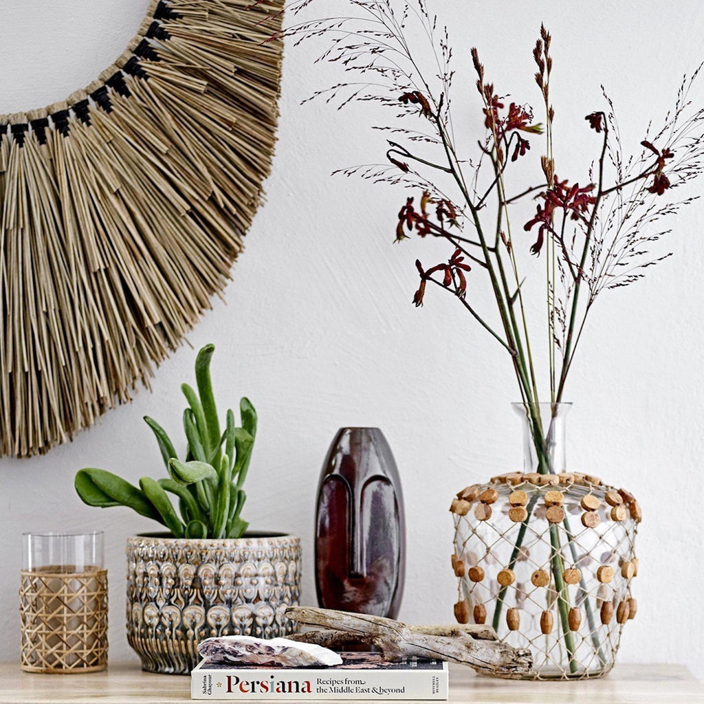 Bloomingville Daviid Stoneware Decor Vase-Beaumonde