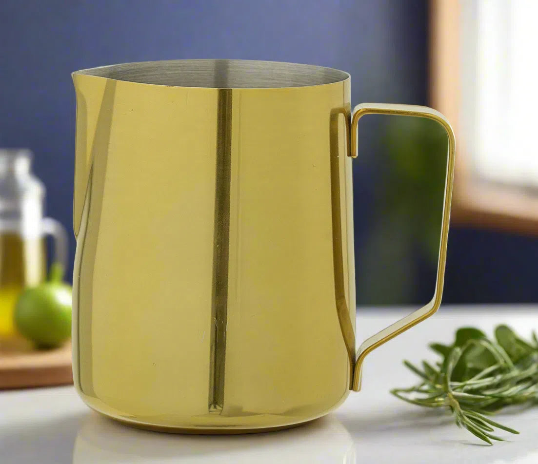 Bloomingville Gold Milk Jug-Beaumonde