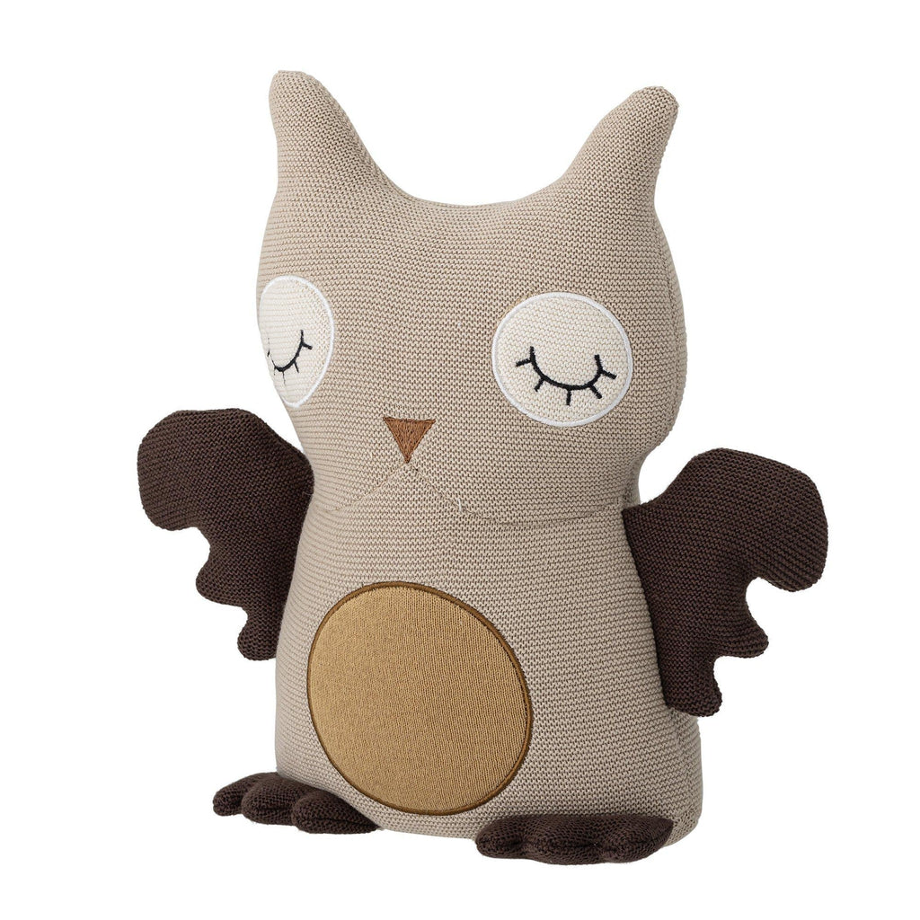Bloomingville Hiep Knitted Owl Soft Toy-Beaumonde