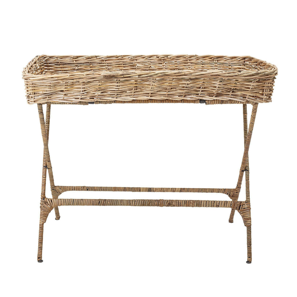 Bloomingville Jasmine Rattan Tray Table - Natural-Beaumonde