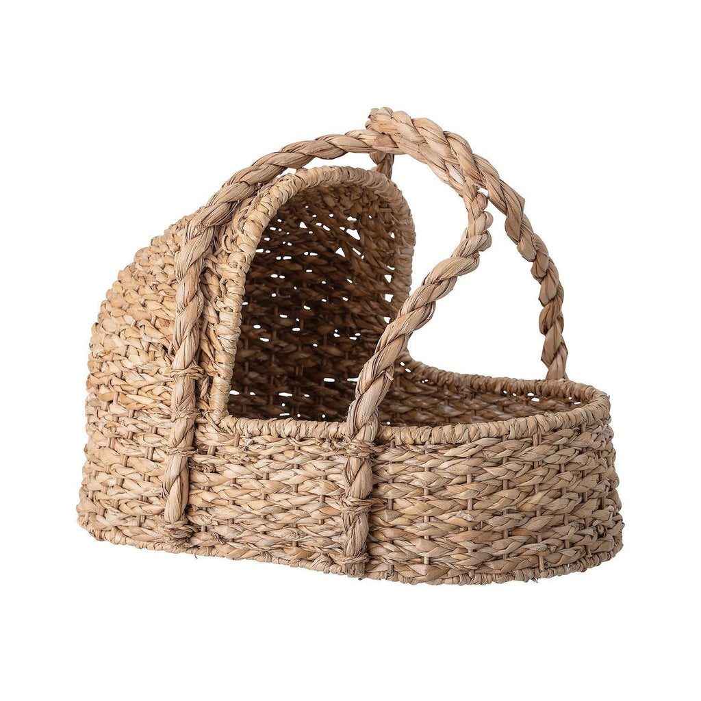 Bloomingville Nuam Woven Toy Carrycot-Beaumonde