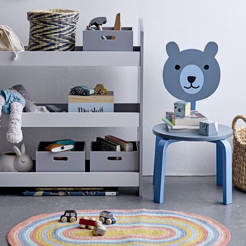 Bloomingville Ralia Kids Rainbow Flatweave Rug-Beaumonde