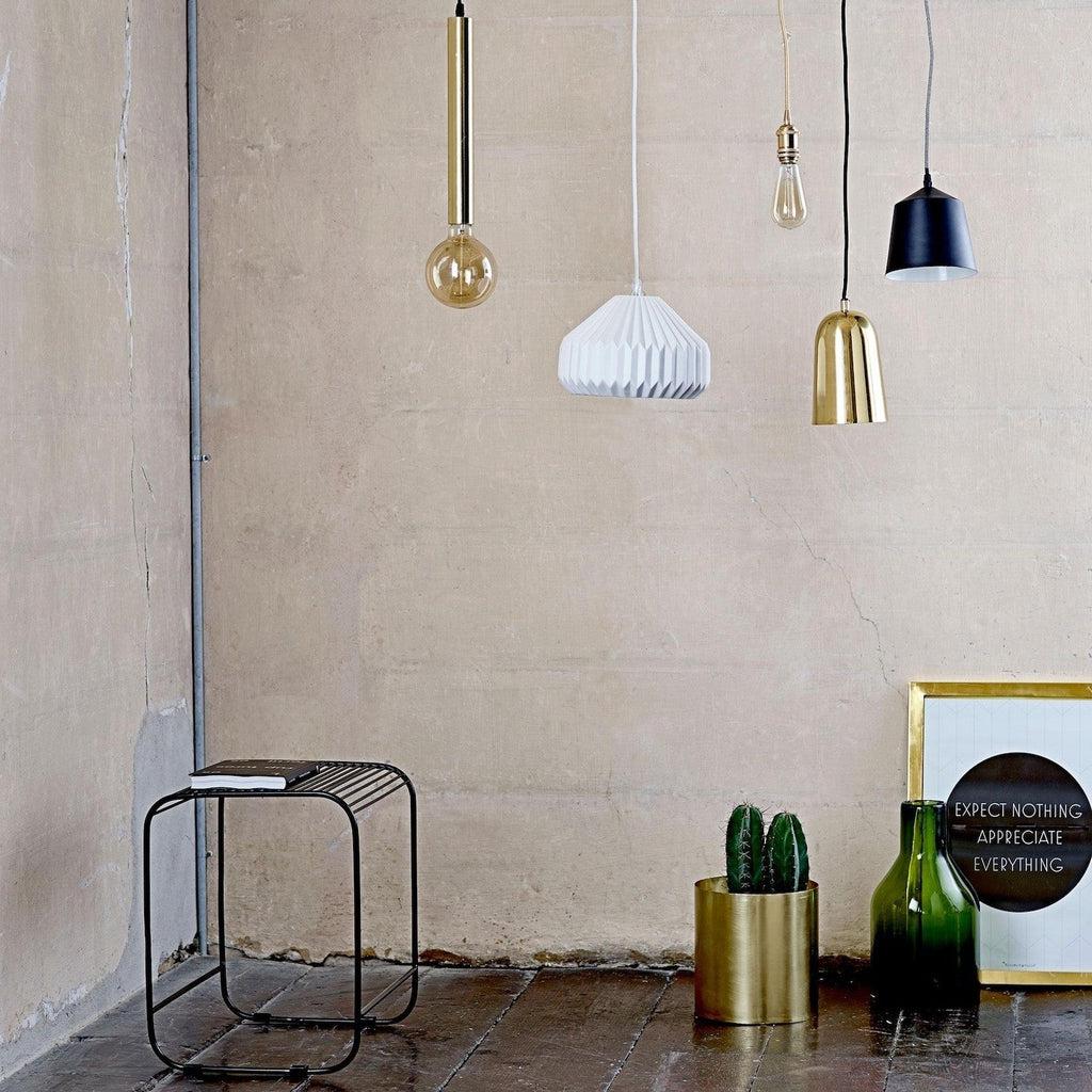 Bloomingville Slimline Gold Pendant Lamp-Beaumonde