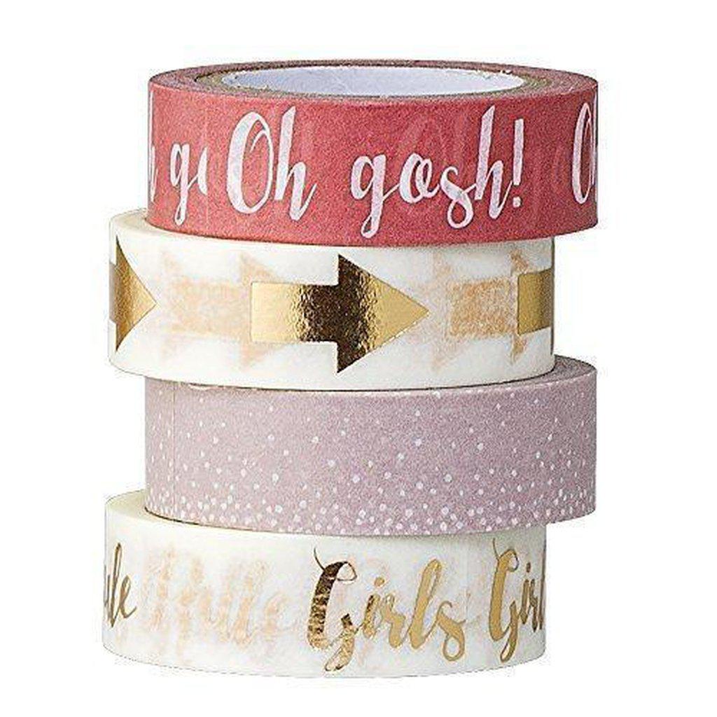 Bloomingville Washi Crafting Tape Gold Pinks Set-Beaumonde