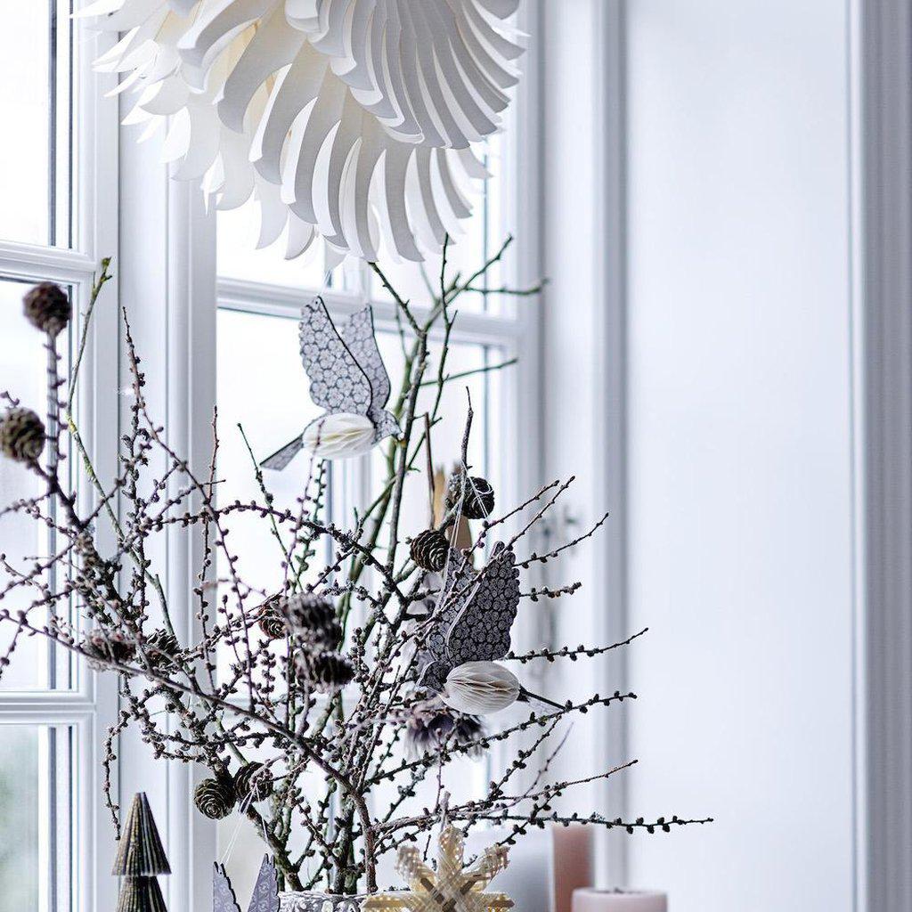 White Paper Snowflake Decoration 50cm - Seconds-Beaumonde