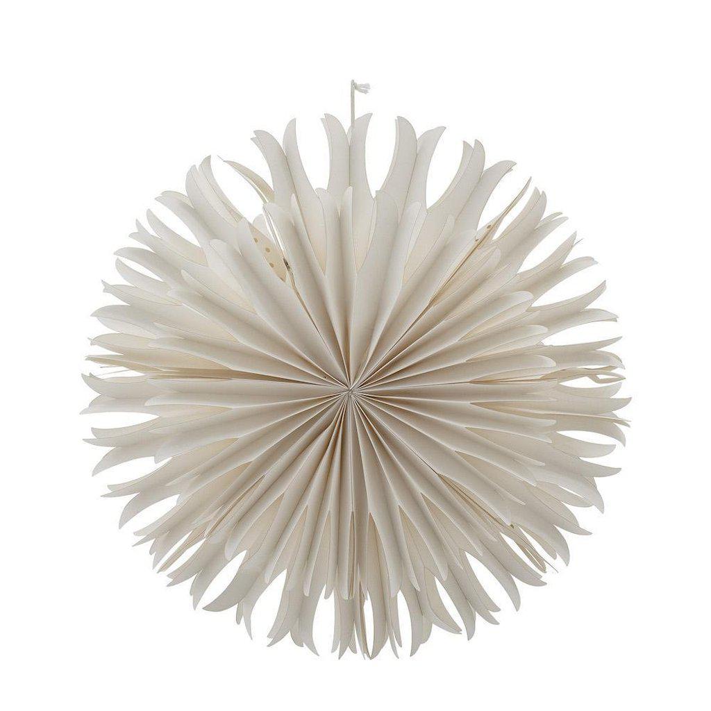 White Paper Snowflake Decoration 50cm - Seconds-Beaumonde