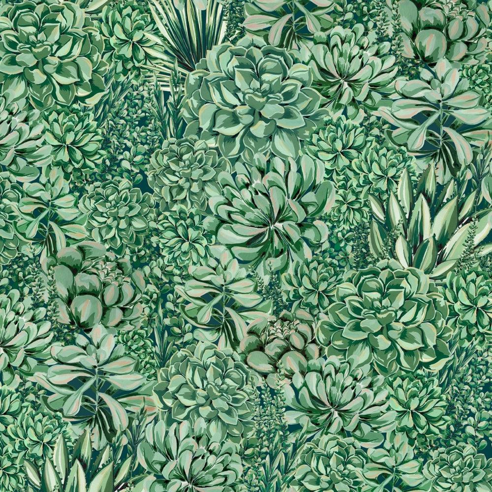 Brand McKenzie Alpine Landscape Alpine Green Wallpaper-Beaumonde