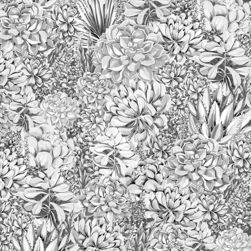 Brand McKenzie Alpine Landscape Grey Wallpaper-Beaumonde