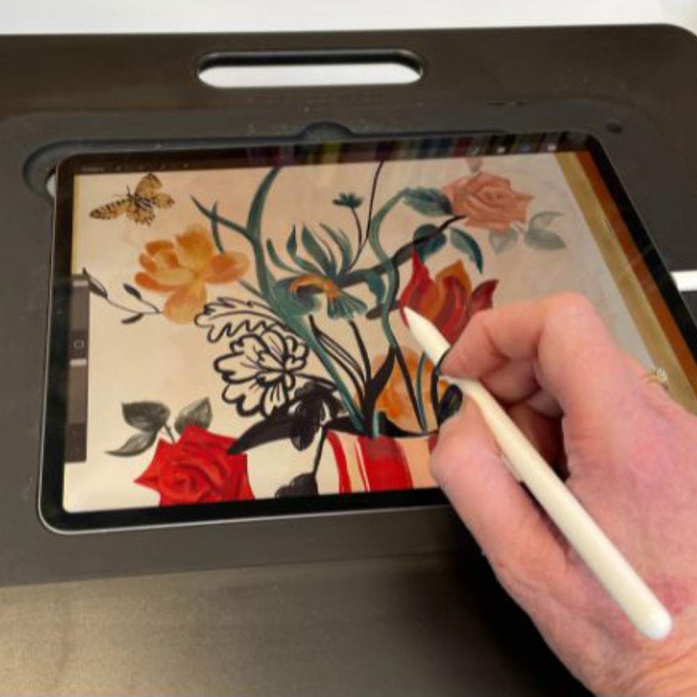 Brand McKenzie Connecting Frames Wallpaper - Navy-Beaumonde