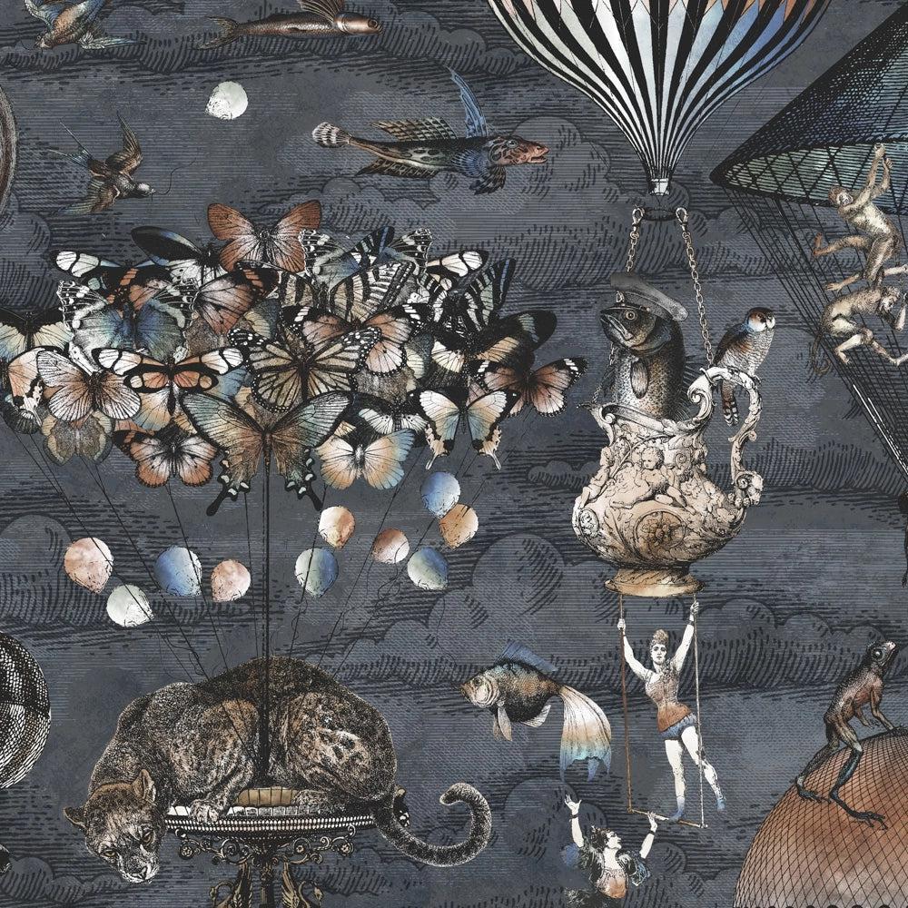 Brand McKenzie Curious Skies Midnight Blue Wallpaper-Beaumonde