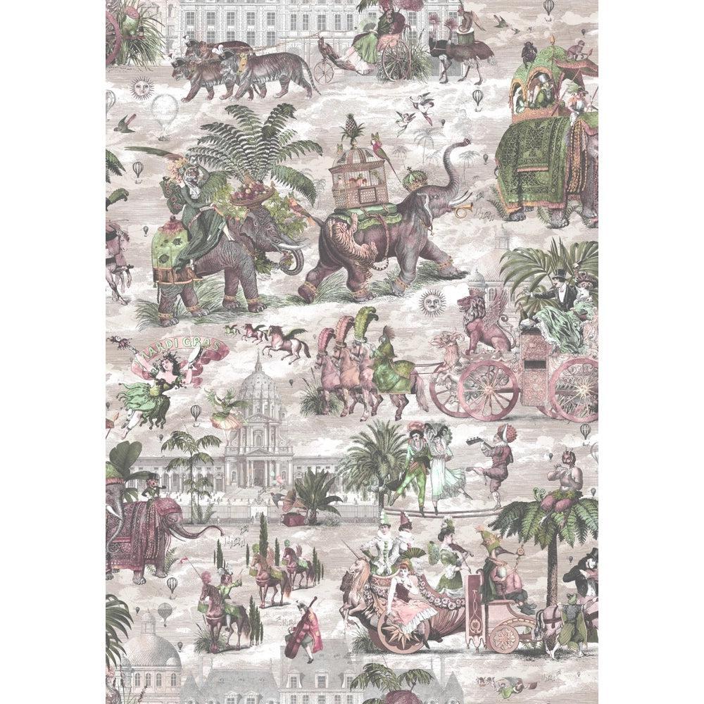 Brand McKenzie Fiesta Rose & Forest Wallpaper-Beaumonde