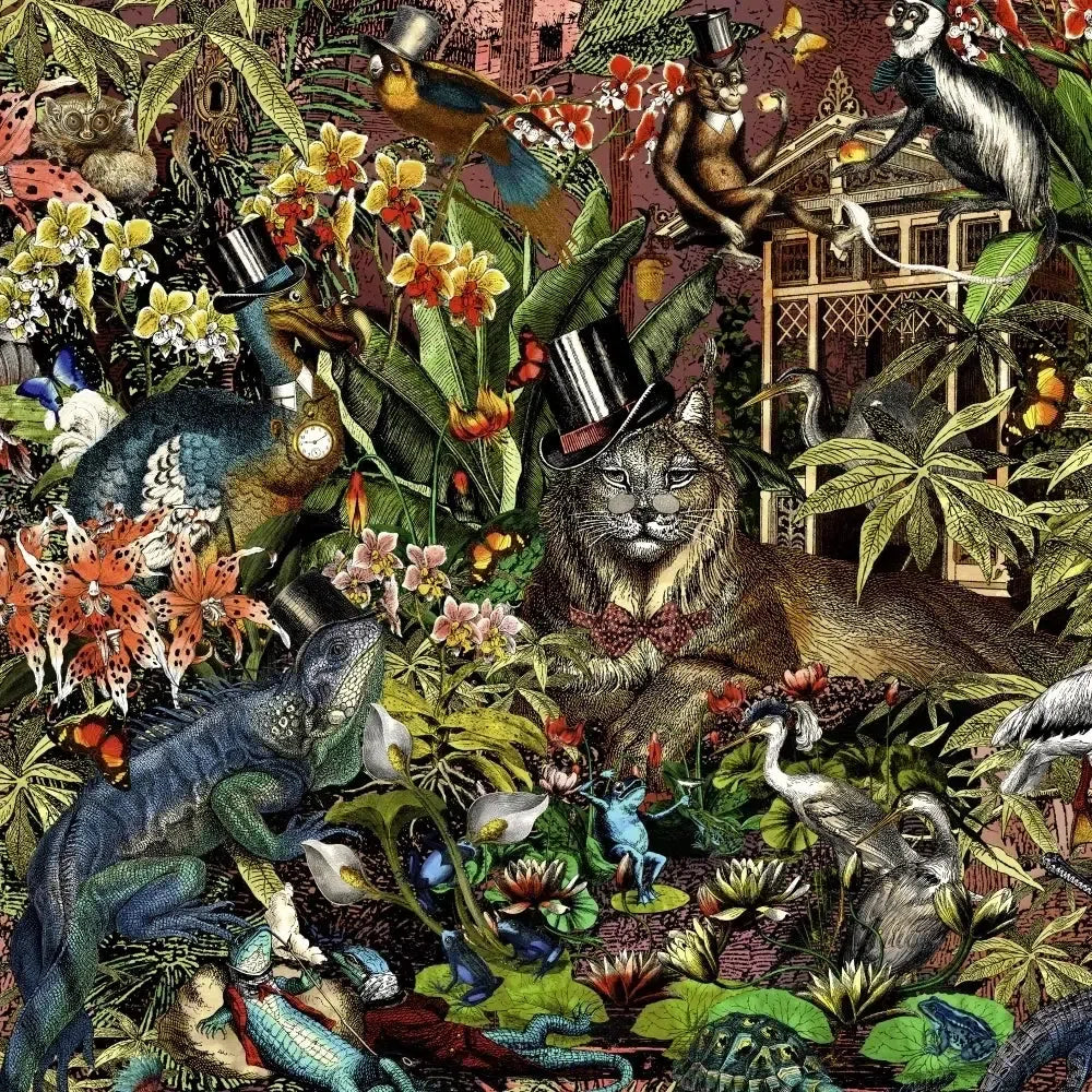 Brand McKenzie Jungle Life Sunset Wallpaper-Beaumonde