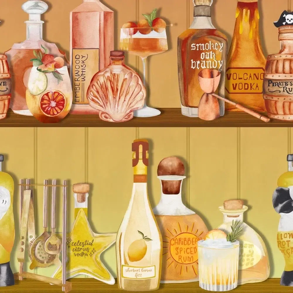 Brand McKenzie Mixology Rainbow Wallpaper-Beaumonde