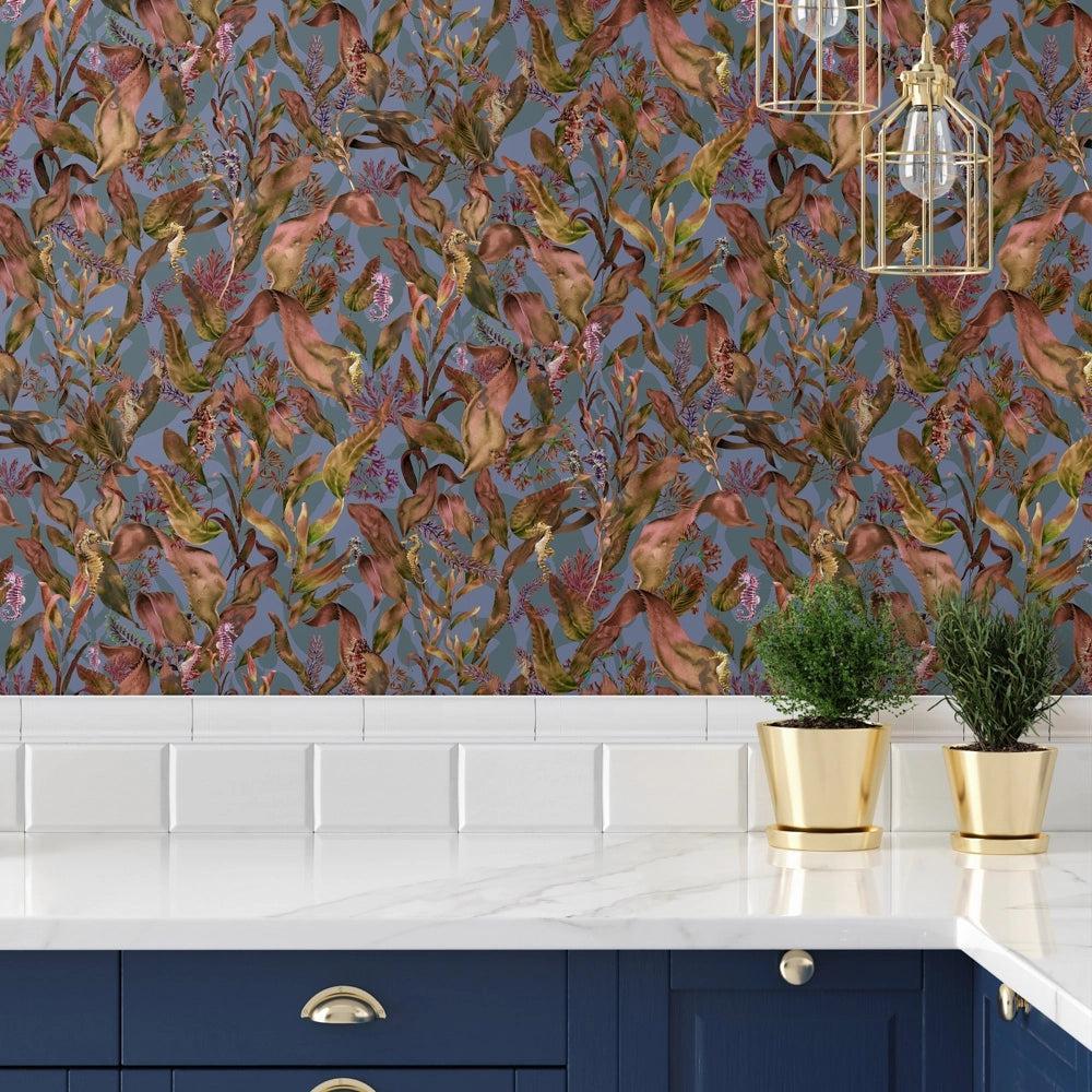 Brand McKenzie Seahorse Mangrove Autumnal Wallpaper-Beaumonde