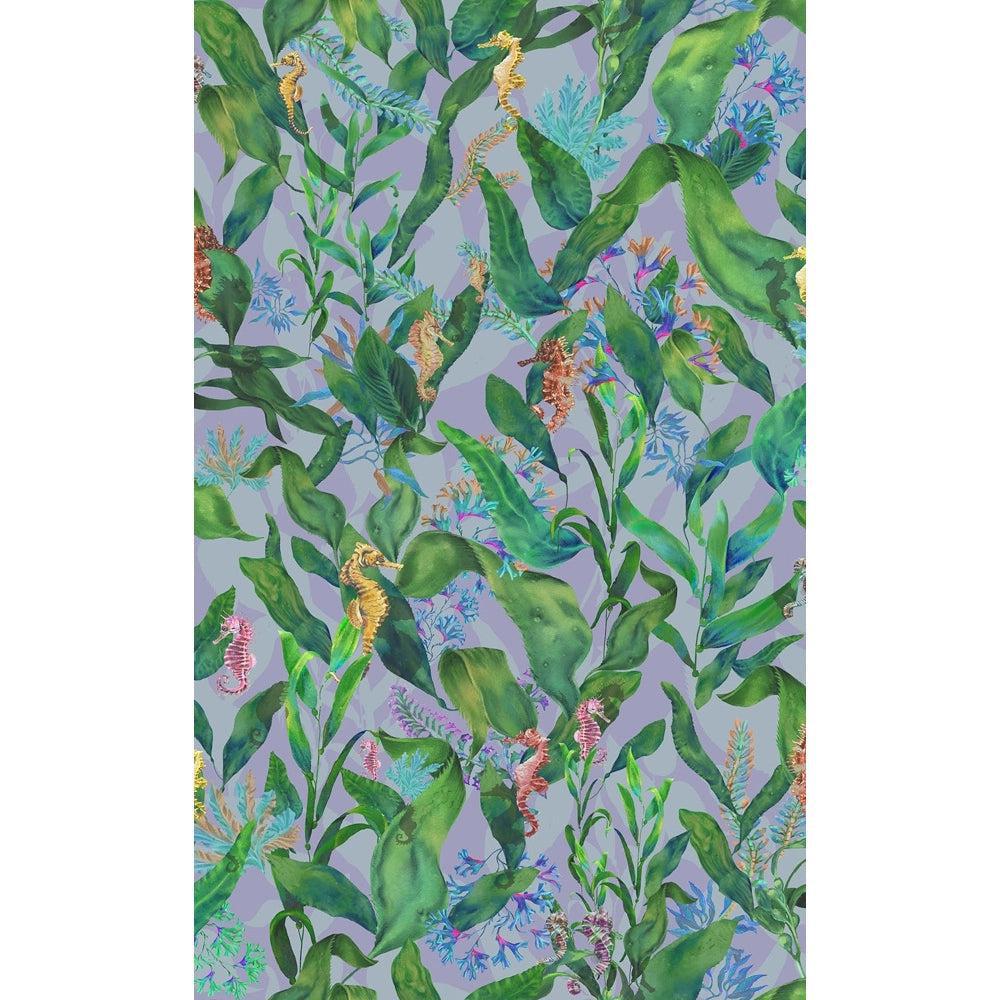 Brand McKenzie Seahorse Mangrove Spring Green Wallpaper-Beaumonde