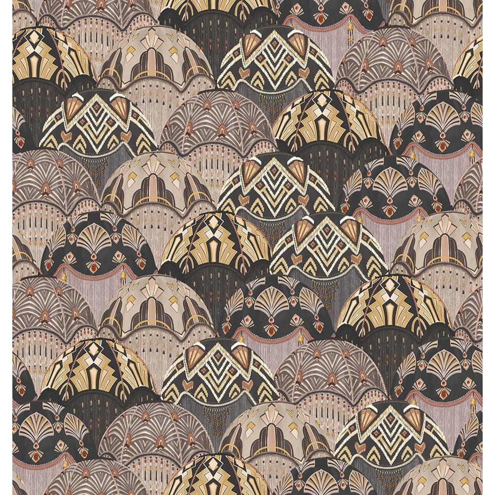 Brand McKenzie Silk Shades Charcoal Wallpaper-Beaumonde