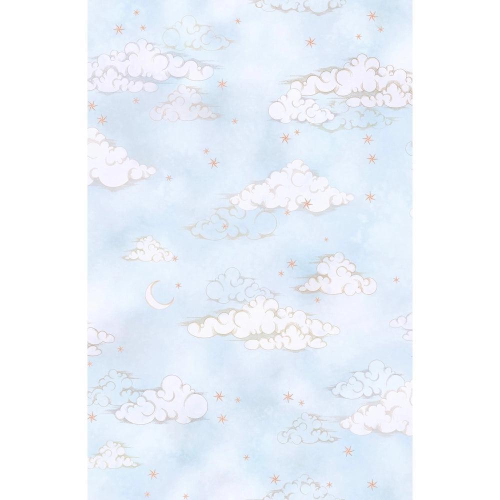 Brand McKenzie Starry Clouds Blue Sky Wallpaper-Beaumonde