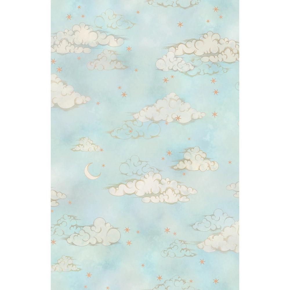 Brand McKenzie Starry Clouds Green Sky Wallpaper-Beaumonde
