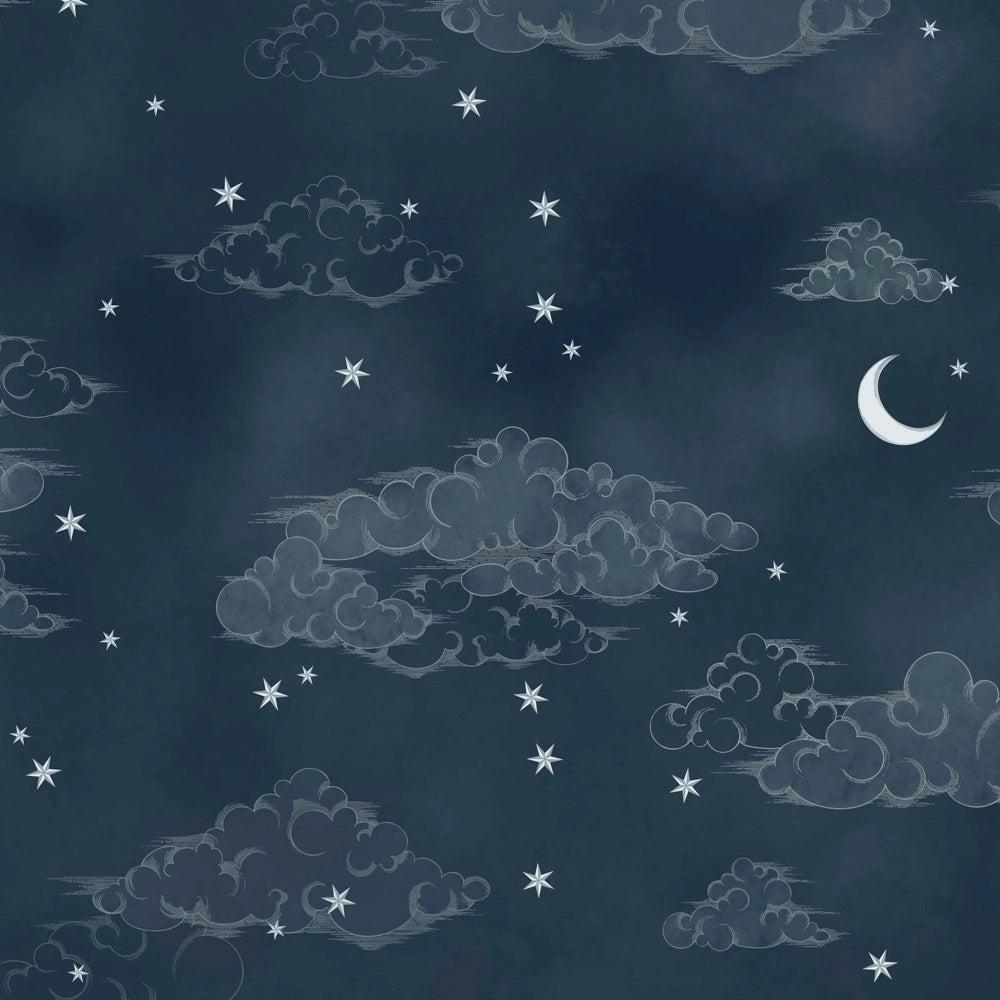 Brand McKenzie Starry Clouds Nightfall Wallpaper-Beaumonde