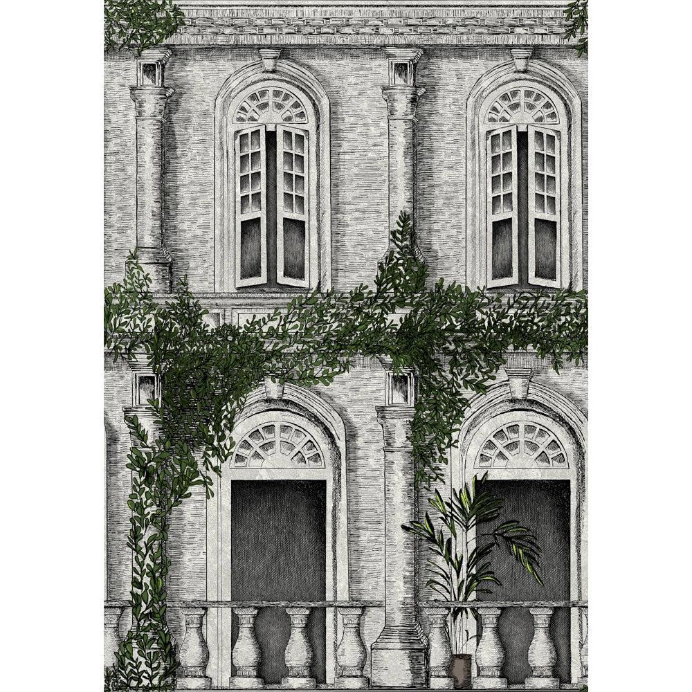 Brand McKenzie The Architecture Green Wallpaper-Beaumonde