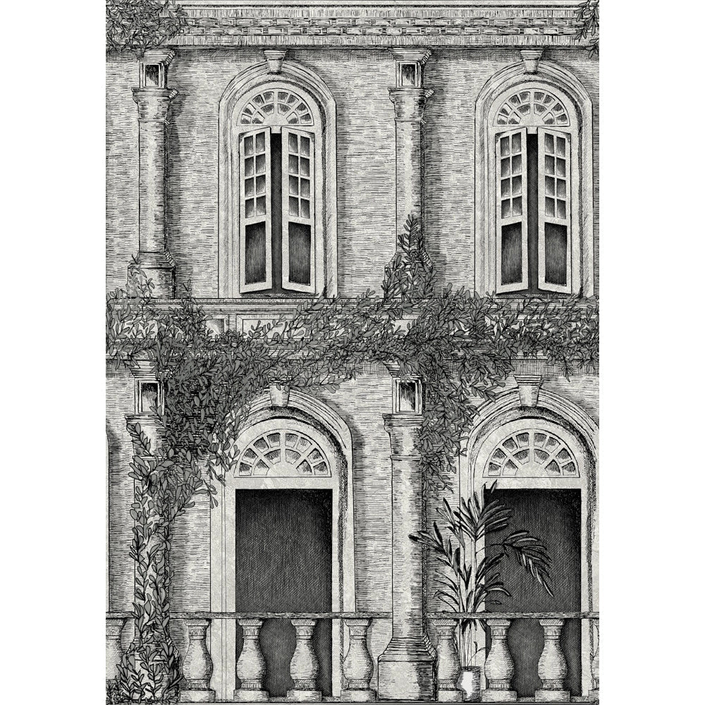 Brand McKenzie The Architecture Grey Wallpaper-Beaumonde