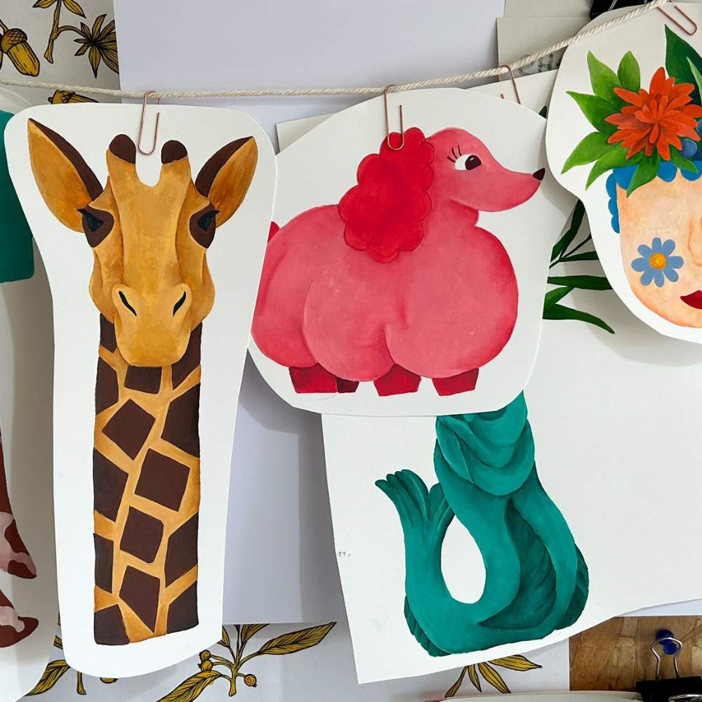 Brand McKenzie The Cabinet Wallpaper - Slate Blue-Beaumonde