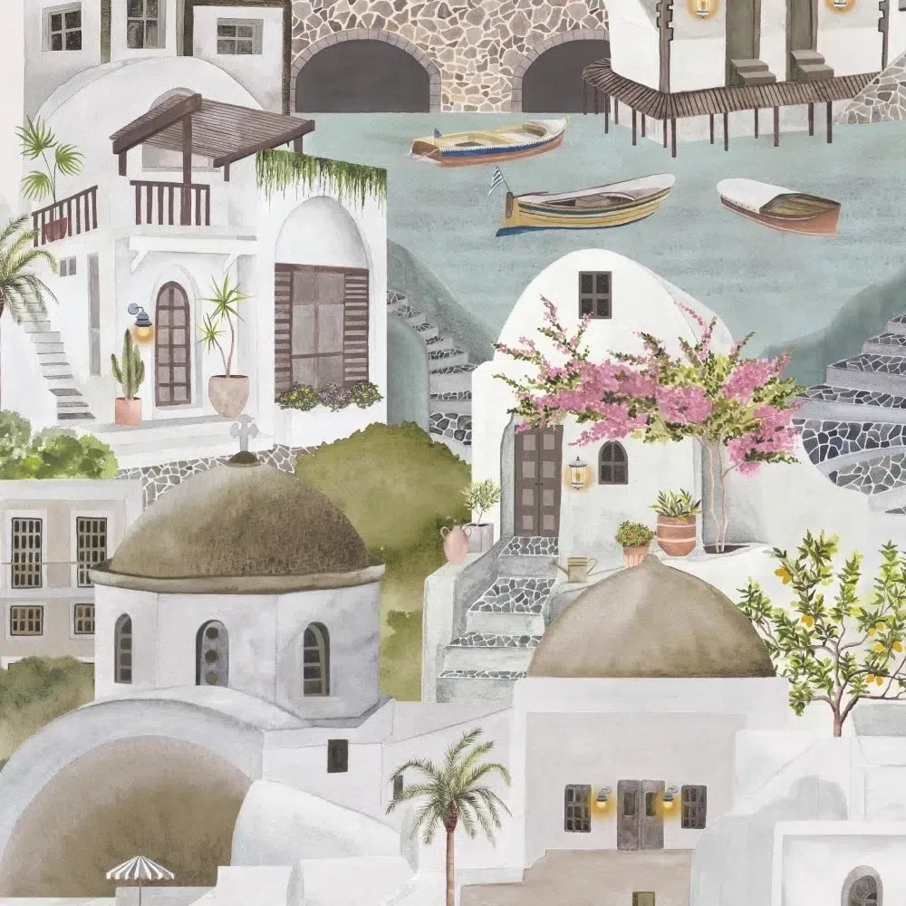 Brand McKenzie The Mediterranean Stone Wallpaper-Beaumonde