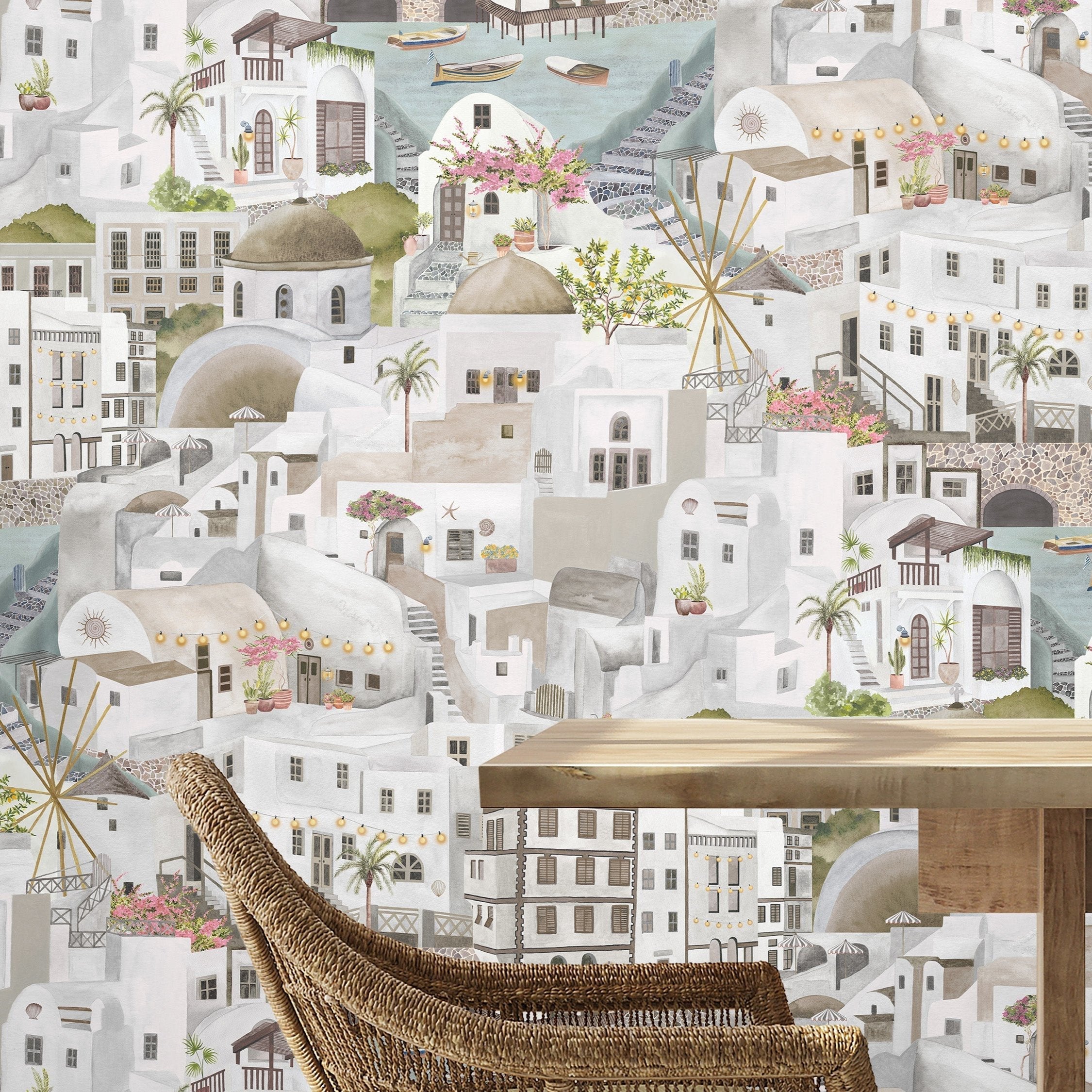 Brand McKenzie The Mediterranean Stone Wallpaper-Beaumonde