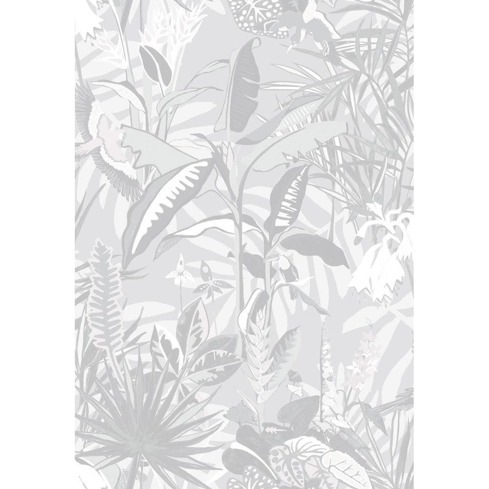 Brand McKenzie The Tropics Stone Grey Wallpaper-Beaumonde
