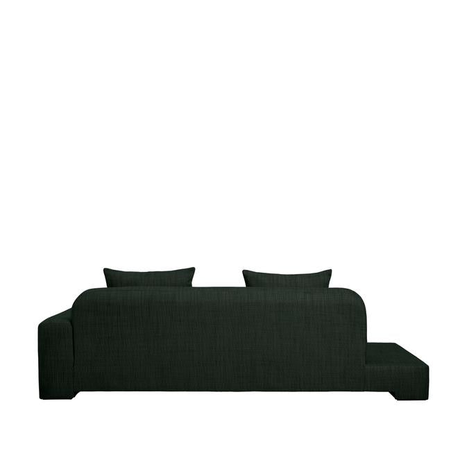 Broste Copenhagen Bay Chaise Longue Green Melange - Right Sided-31001139-Beaumonde