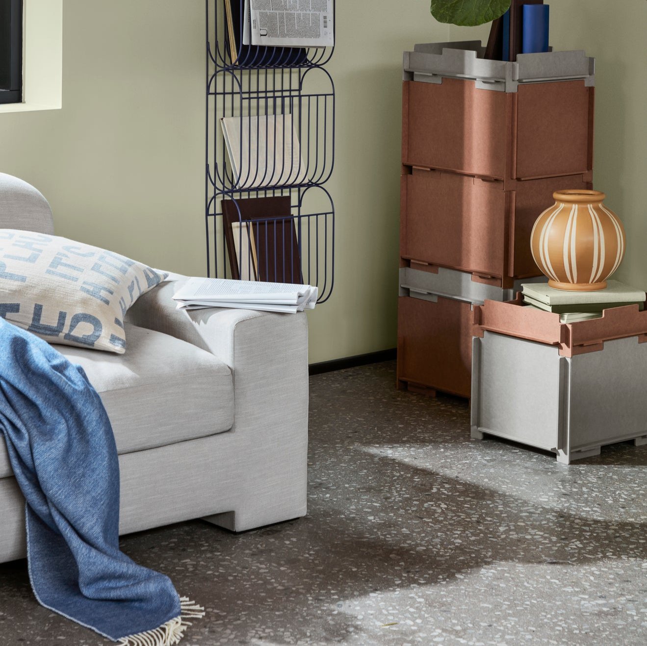 Broste Copenhagen Bay Large Sofa Light Beige-31002020-Beaumonde