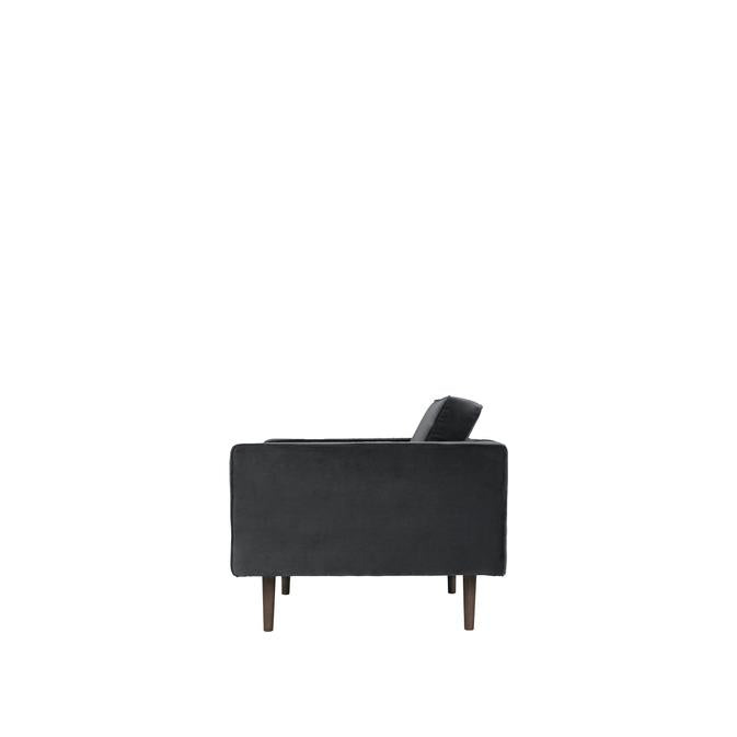 Broste Copenhagen Wind Velvet Armchair In Magnet Grey-Beaumonde