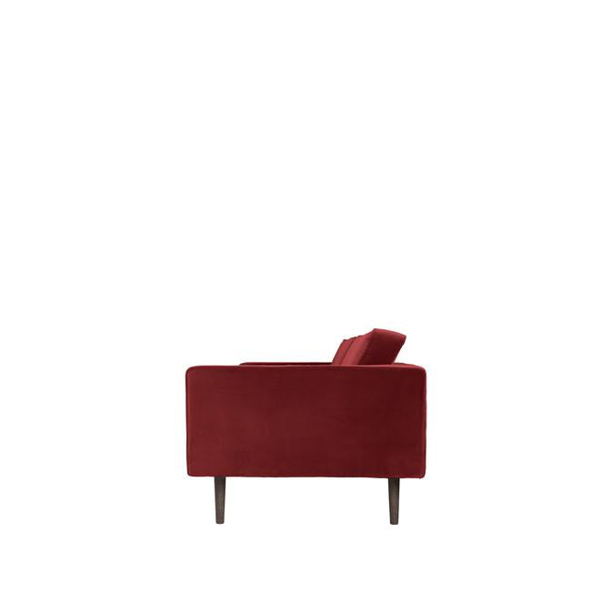 Broste Copenhagen Wind Velvet Armchair In Wild Ginger-Beaumonde
