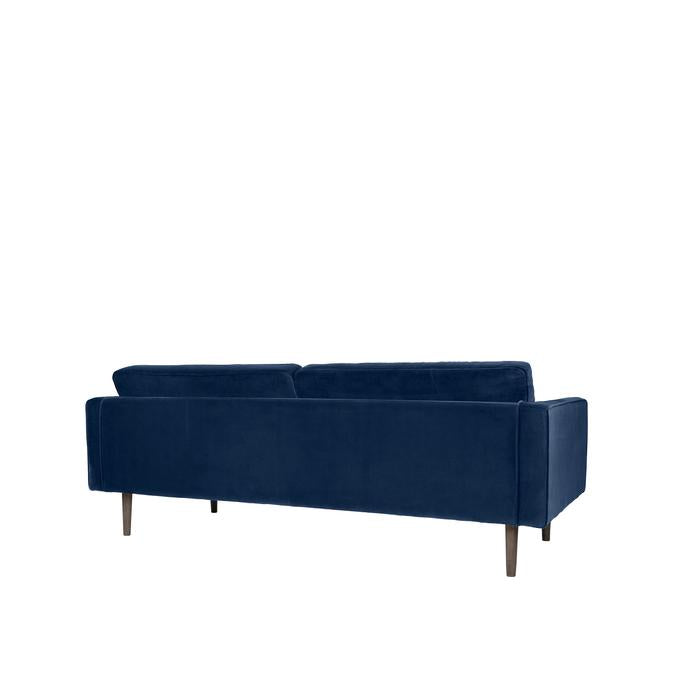Broste Copenhagen Wind Velvet Large Sofa In Insignia Blue-Beaumonde