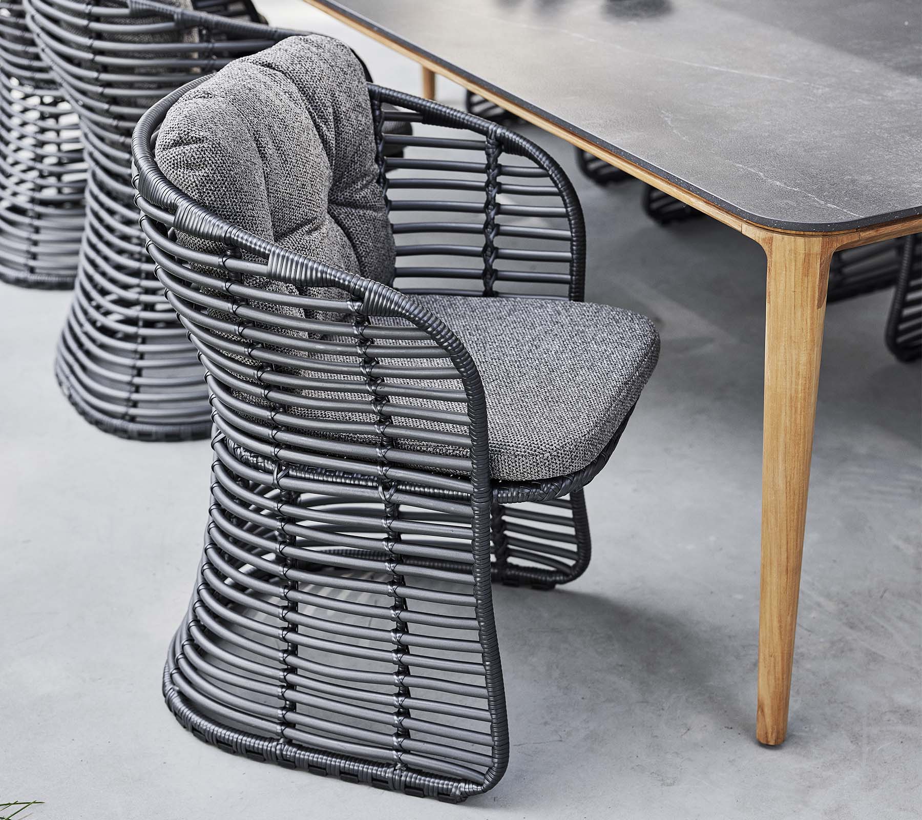 Cane-line Aspect Dining Table Base, 280X100cm-Beaumonde