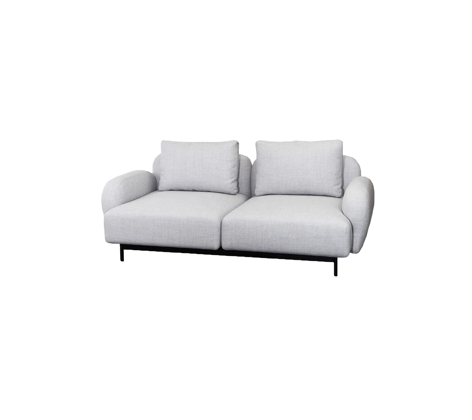 Cane-line Aura 2-Seater Sofa with Low Armrest-Beaumonde