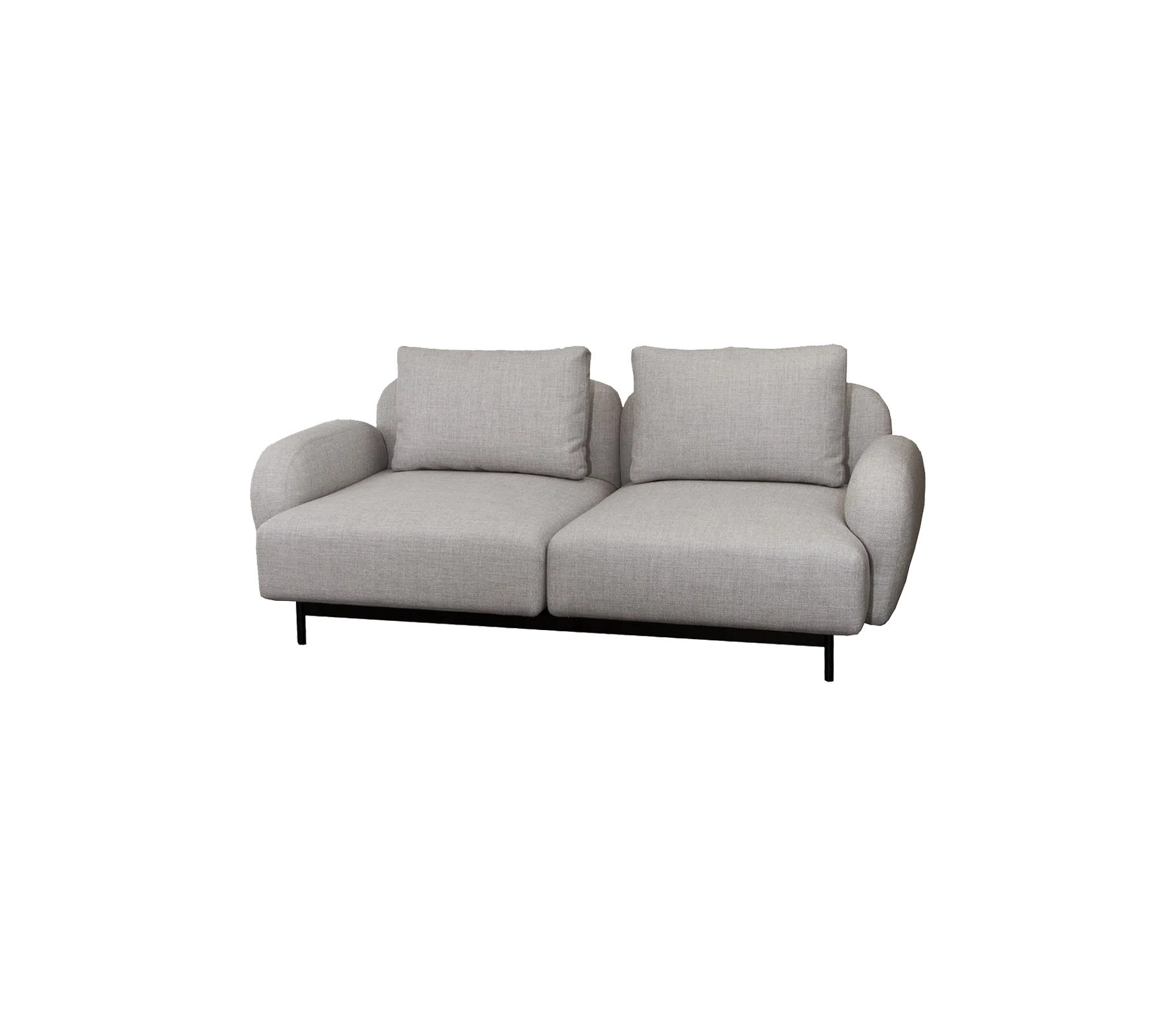 Cane-line Aura 2-Seater Sofa with Low Armrest-Beaumonde