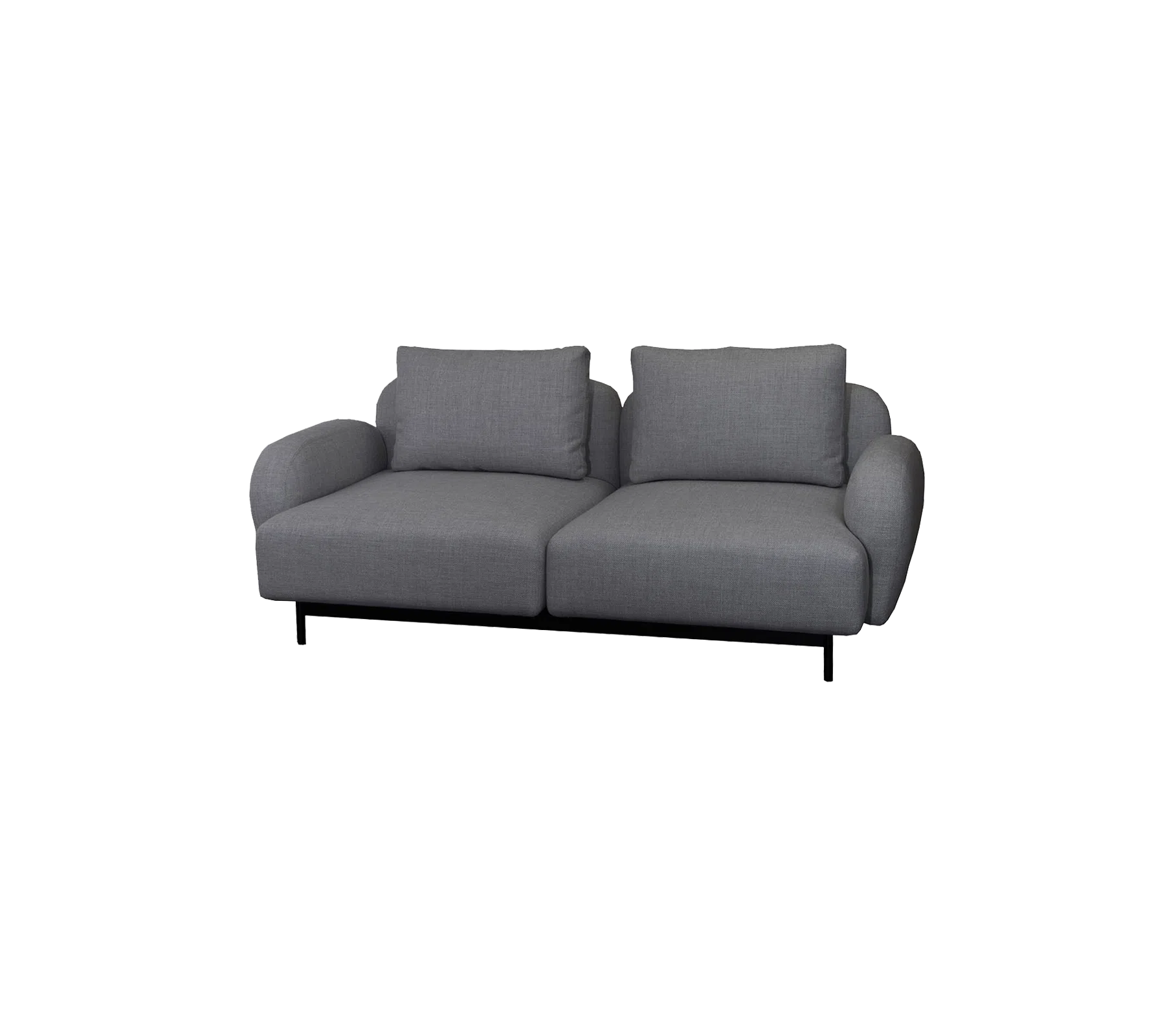 Cane-line Aura 2-Seater Sofa with Low Armrest-Beaumonde
