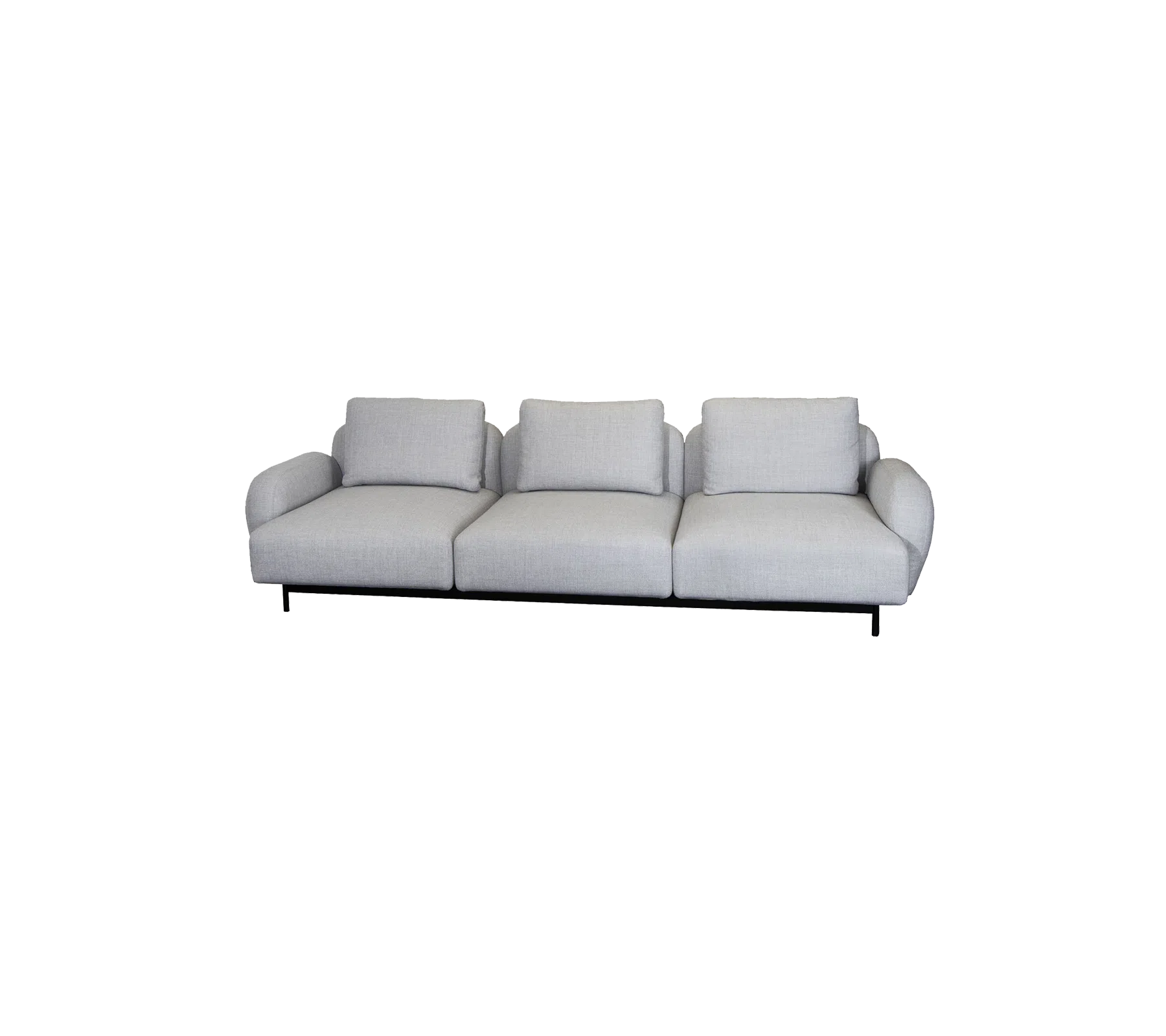 Cane-line Aura 3-Seater Sofa with Low Armrest-Beaumonde