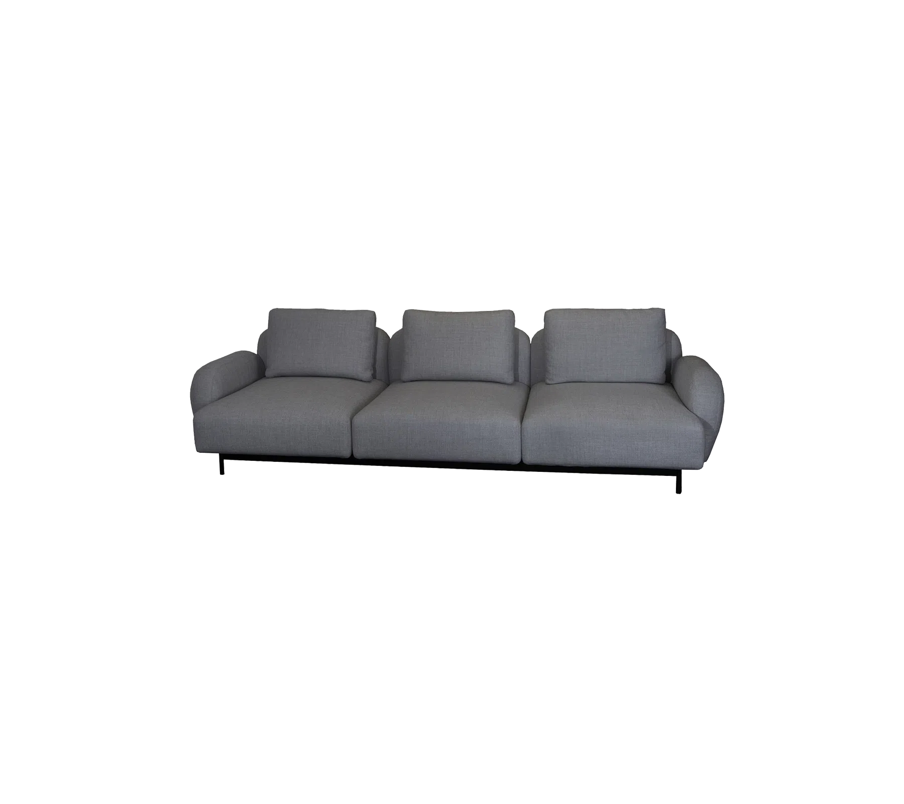 Cane-line Aura 3-Seater Sofa with Low Armrest-Beaumonde
