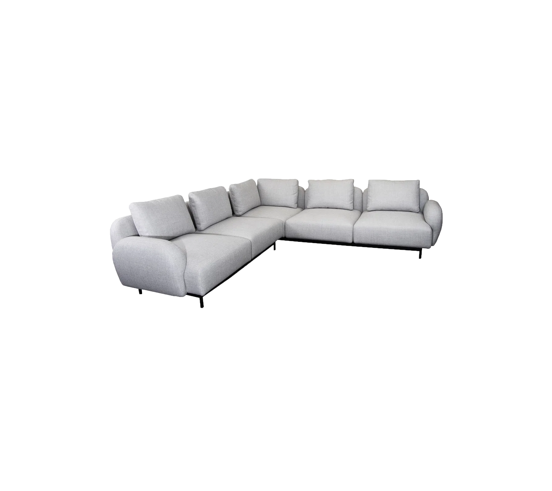 Cane-line Aura Corner Sofa with Low Armrest-Beaumonde