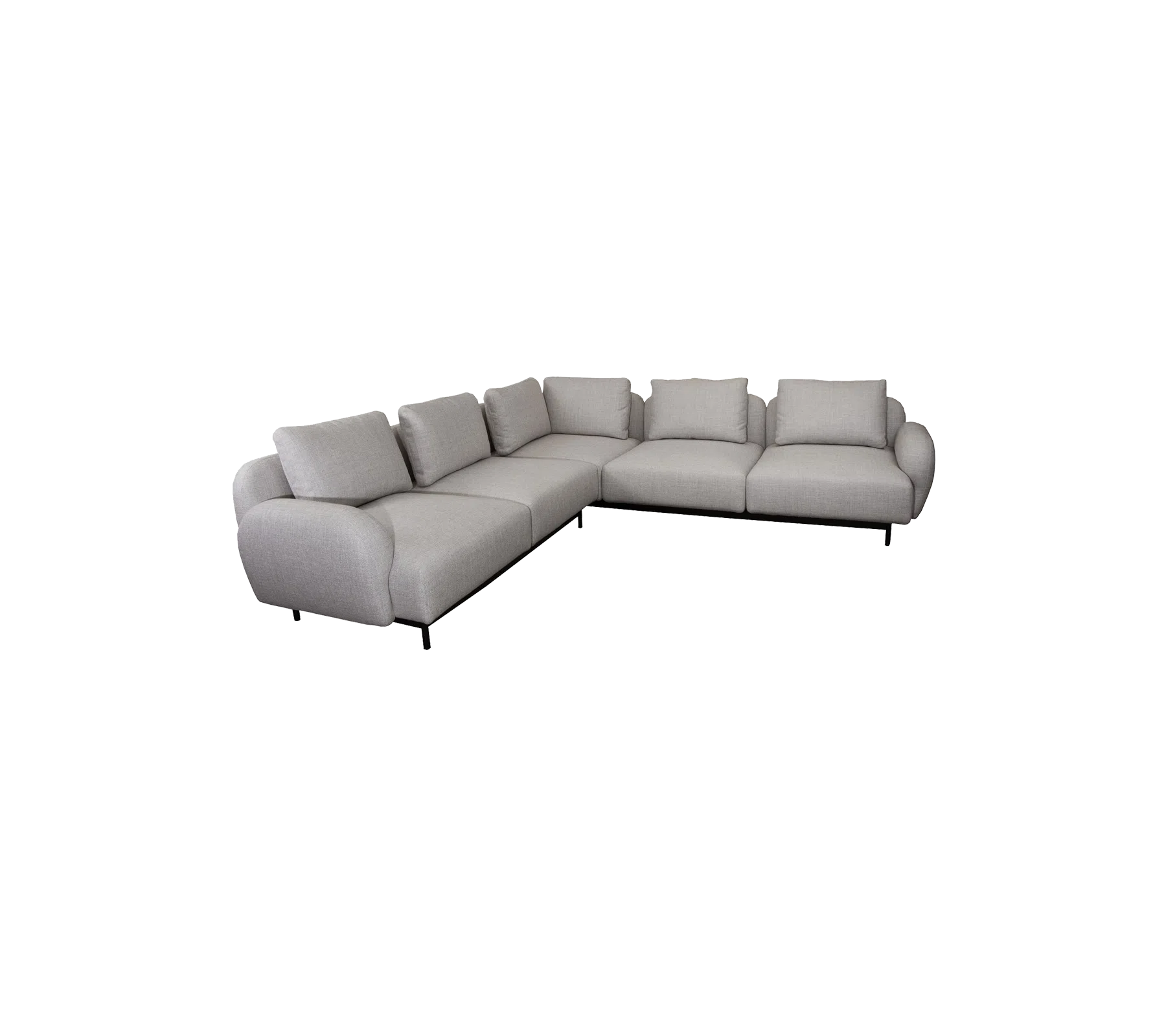 Cane-line Aura Corner Sofa with Low Armrest-Beaumonde