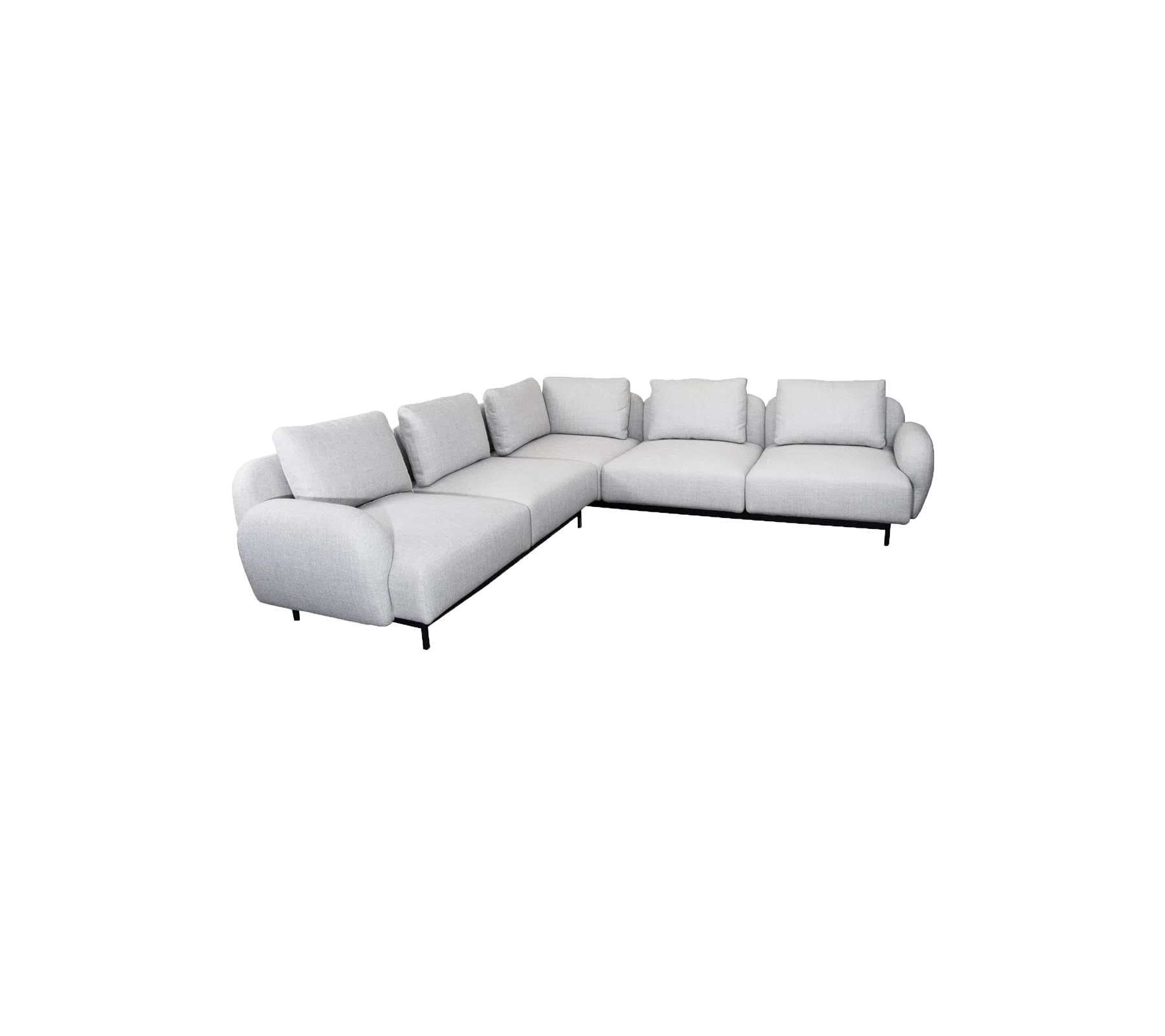Cane-line Aura Corner Sofa with Low Armrest-Beaumonde