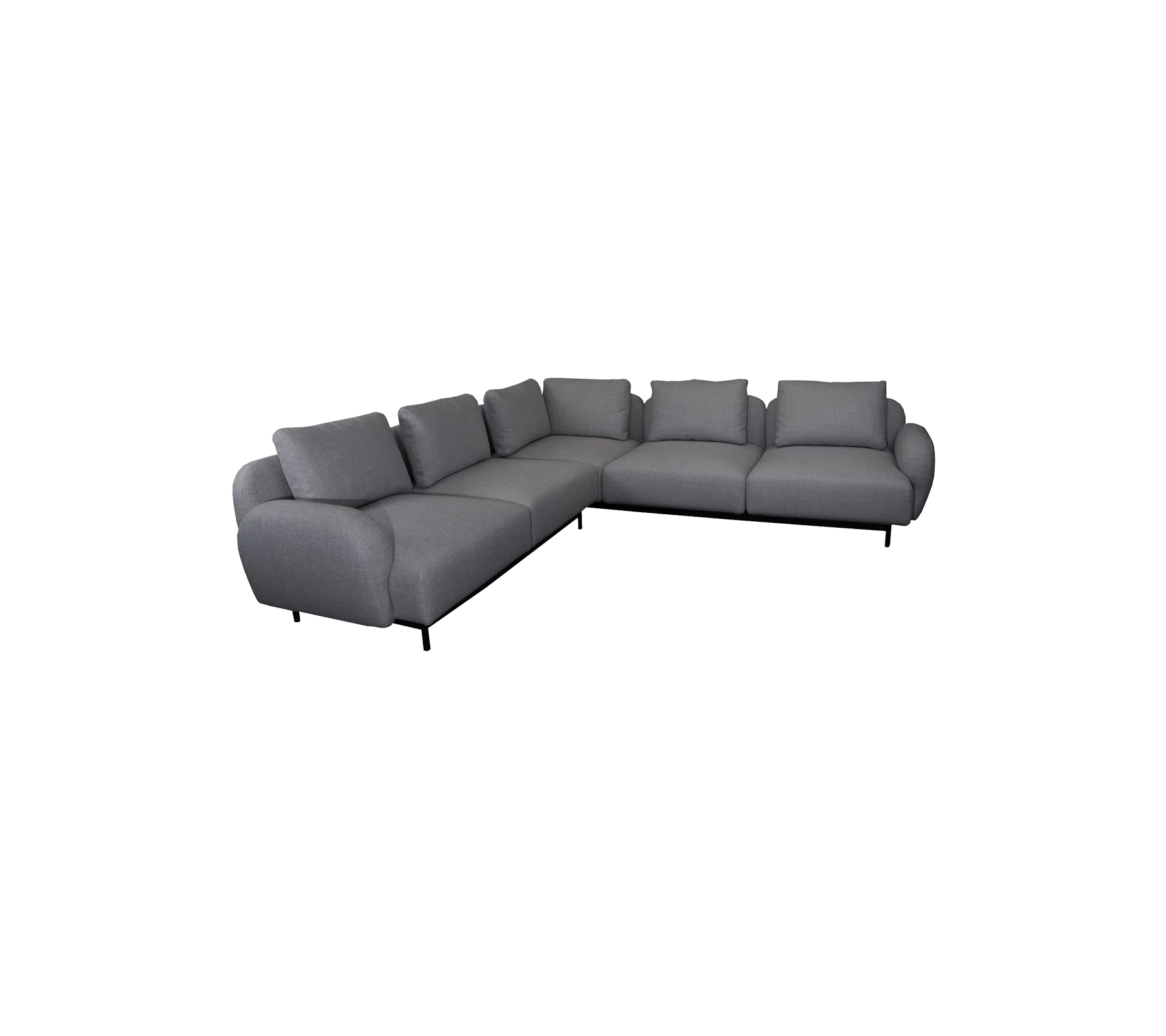 Cane-line Aura Corner Sofa with Low Armrest-Beaumonde