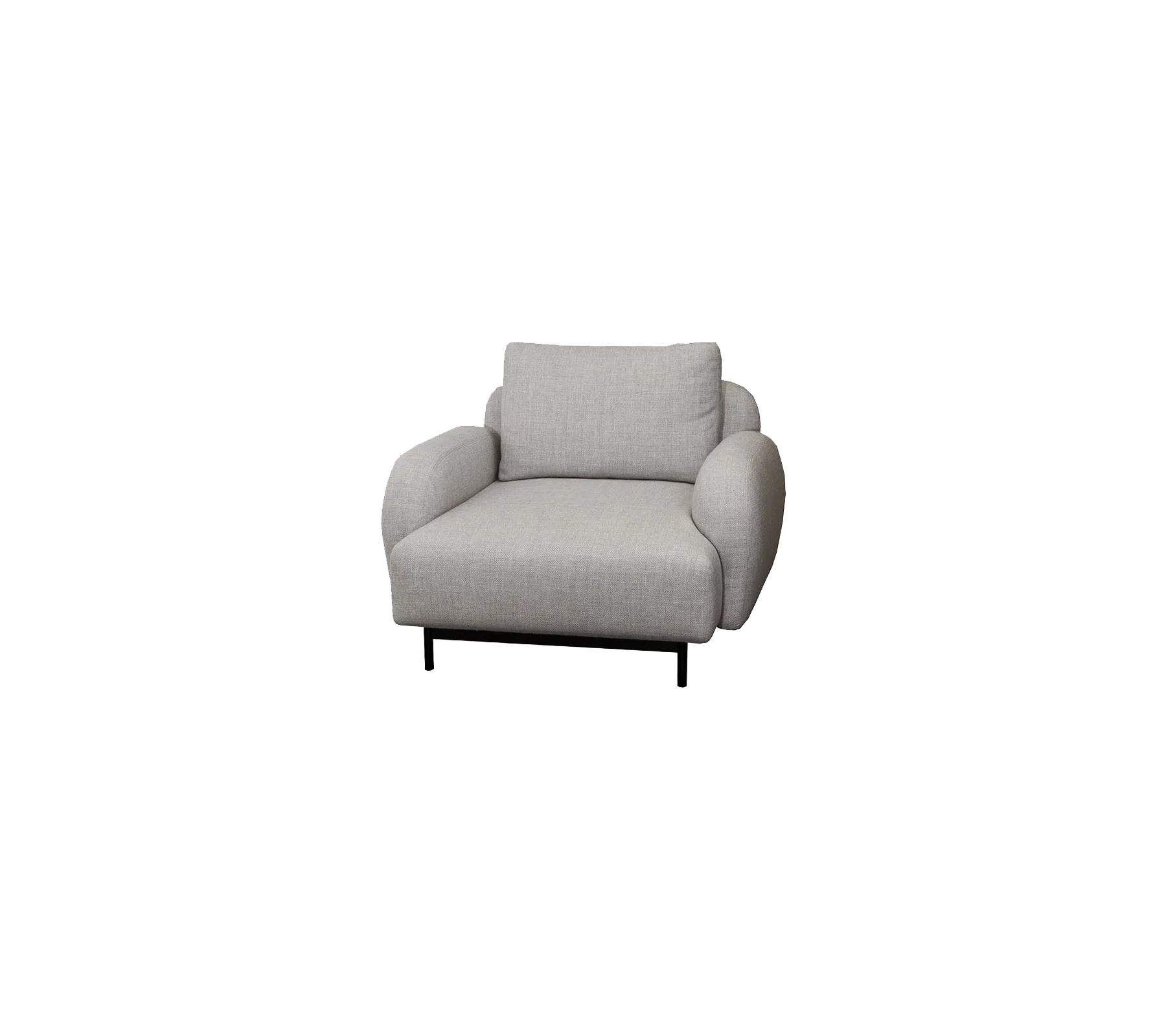 Cane-line Aura Lounge Chair with Low Armrest-Beaumonde