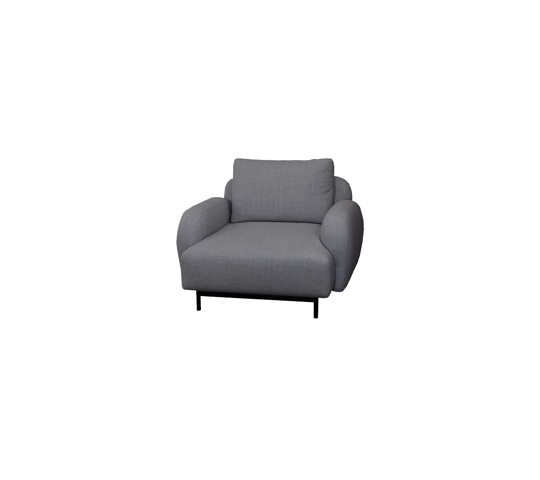 Cane-line Aura Lounge Chair with Low Armrest-Beaumonde